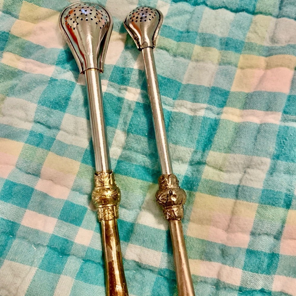 Garabaldi Metal Straws with Strainer - Picture 2 of 5